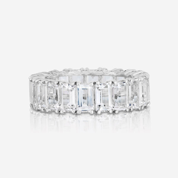 Trillion Blue Topaz Diamond Split Shank Engagement Ring 14K White Gold